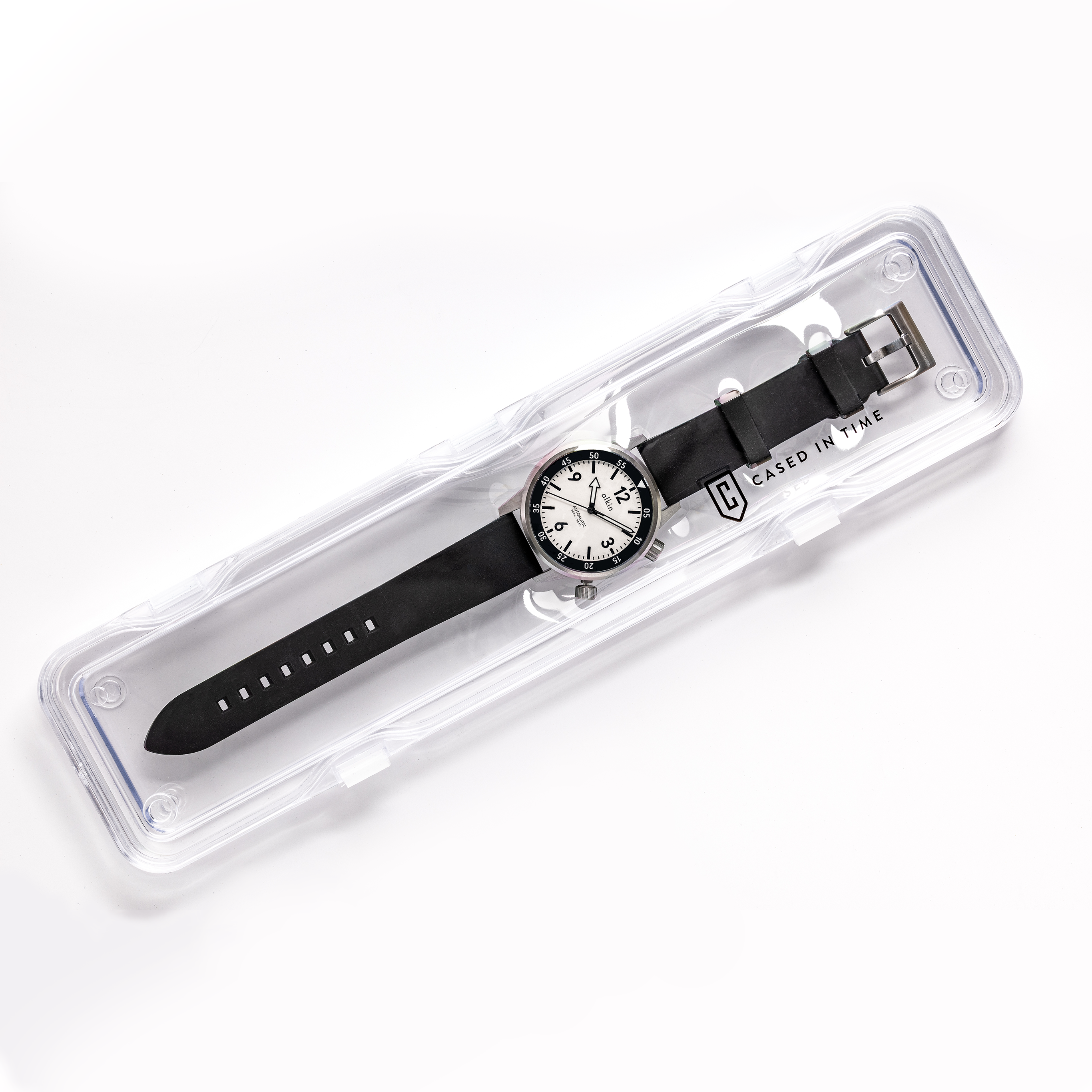 cased in time zero-g membrane watch box case stackable protection