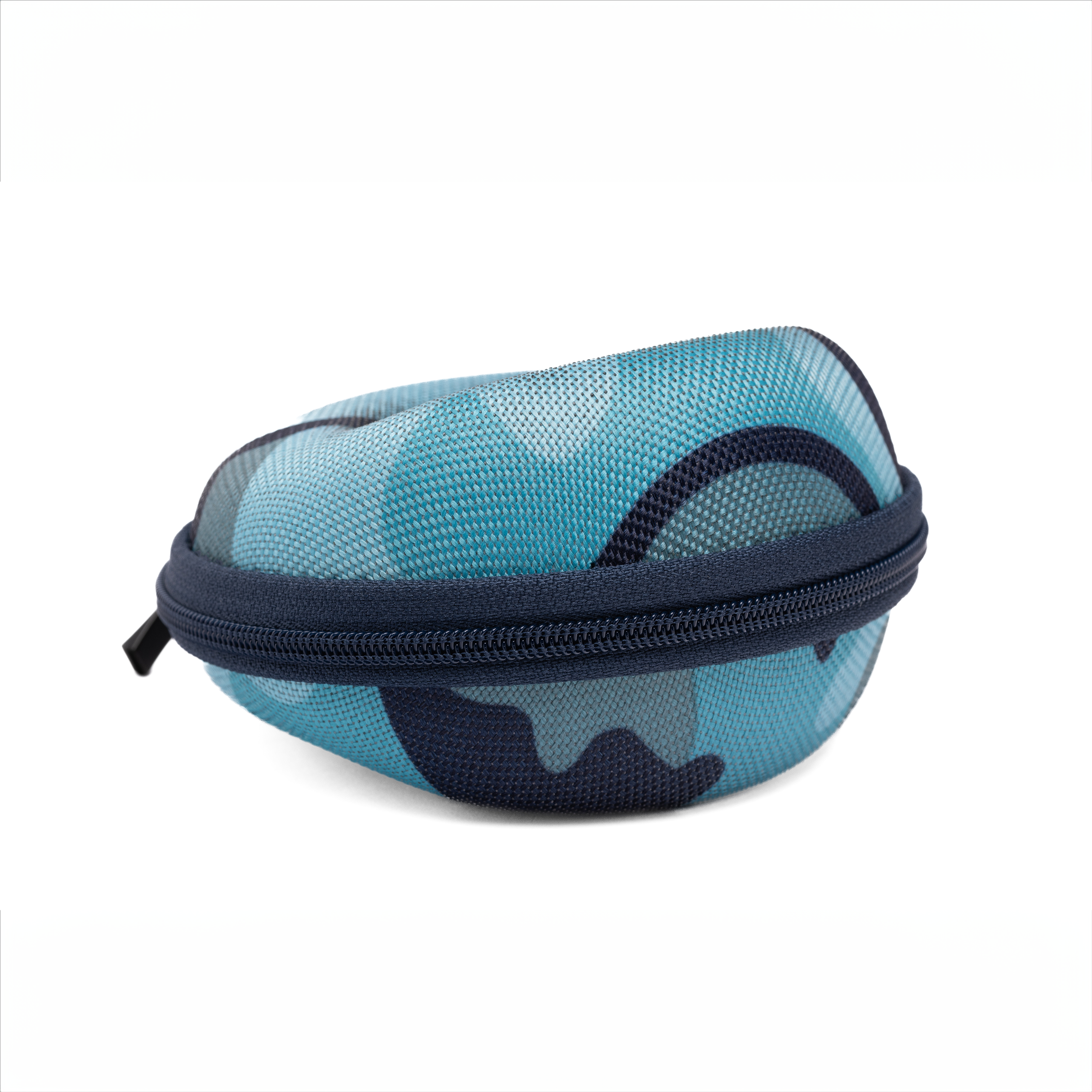 Cased In Time Secure Single Watch Travel Case - Arctic Blue Camo