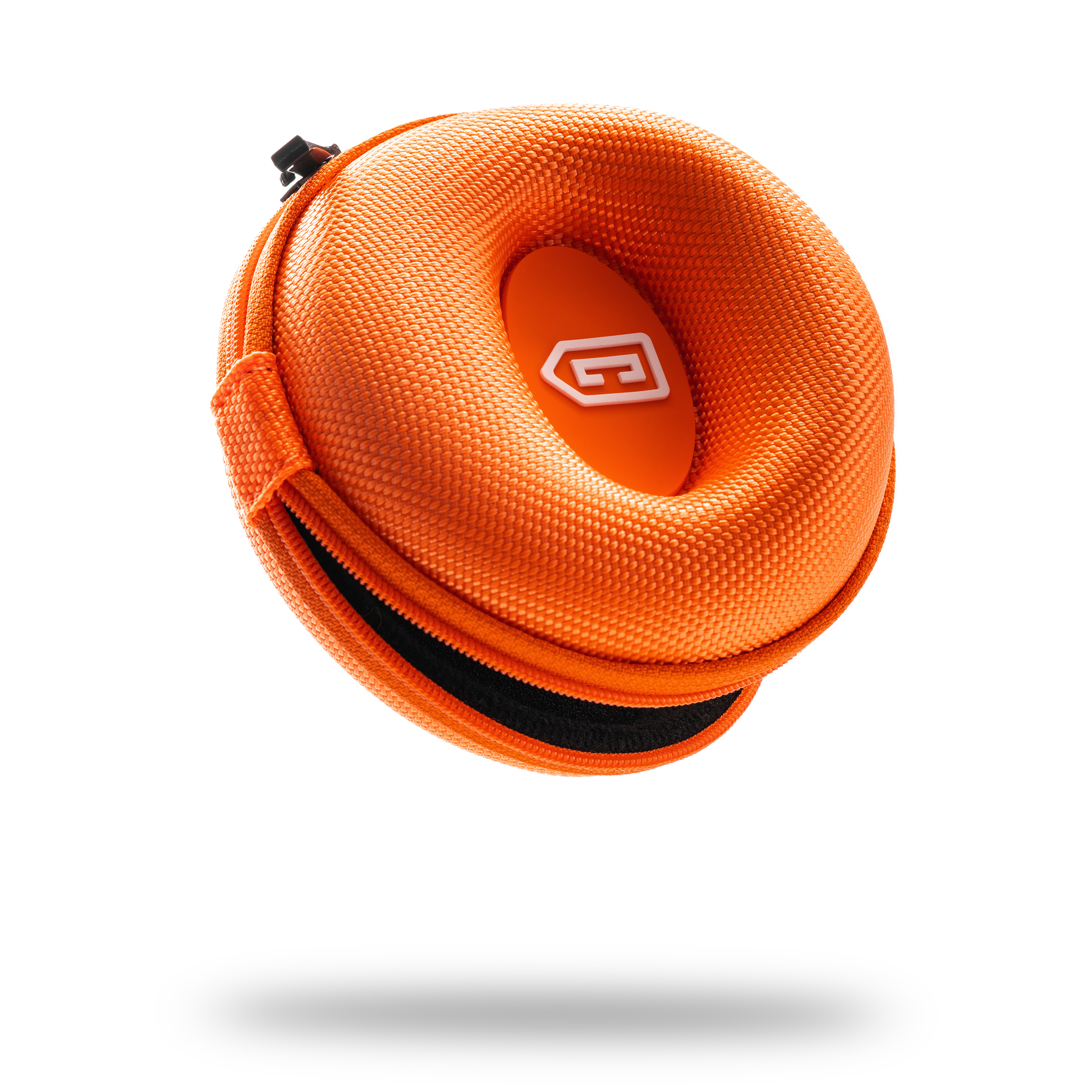 Cased In Time Secure Single Watch Travel Case - Mandarin Orange