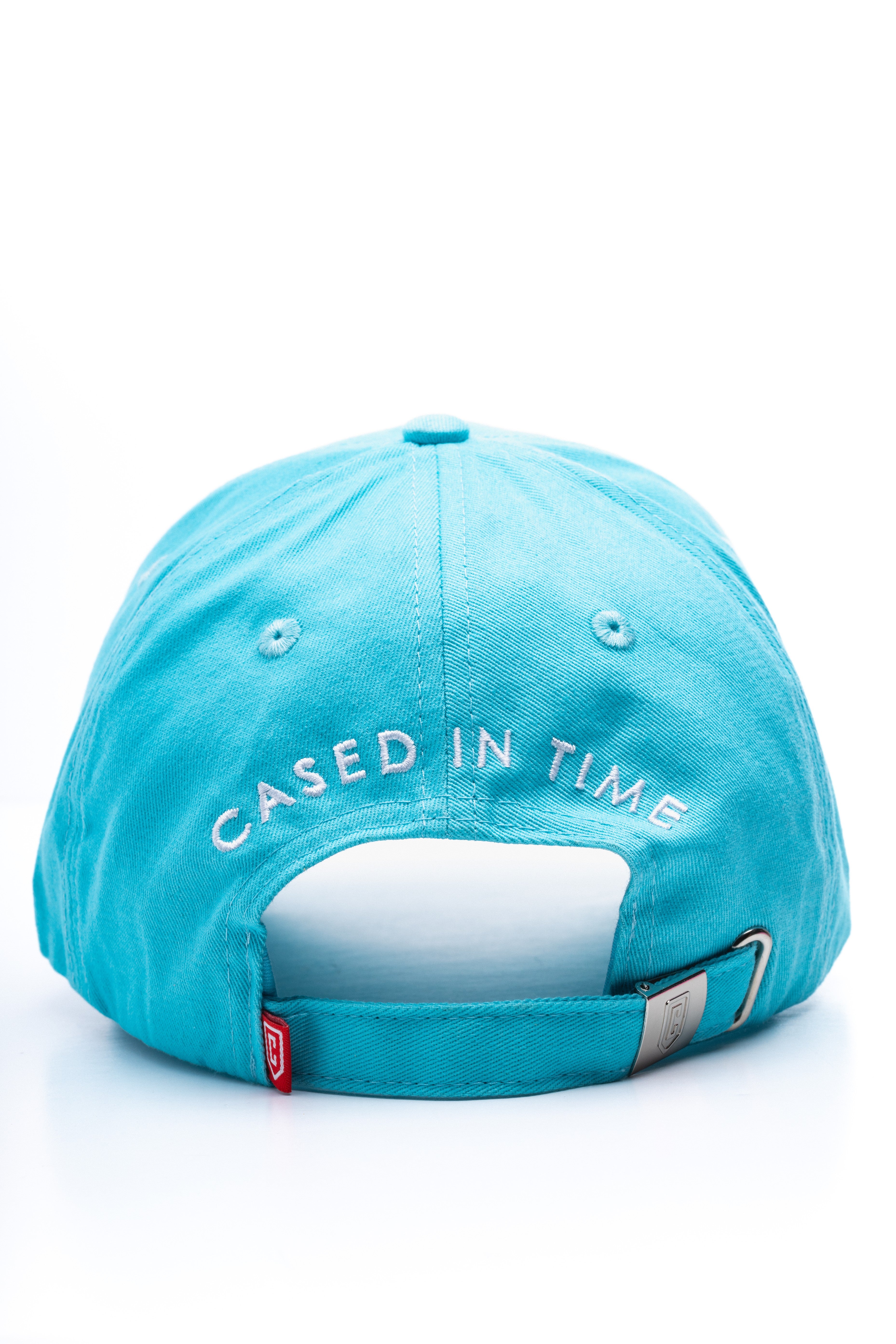 Cased In Time Cyan Blue Baseball Cap