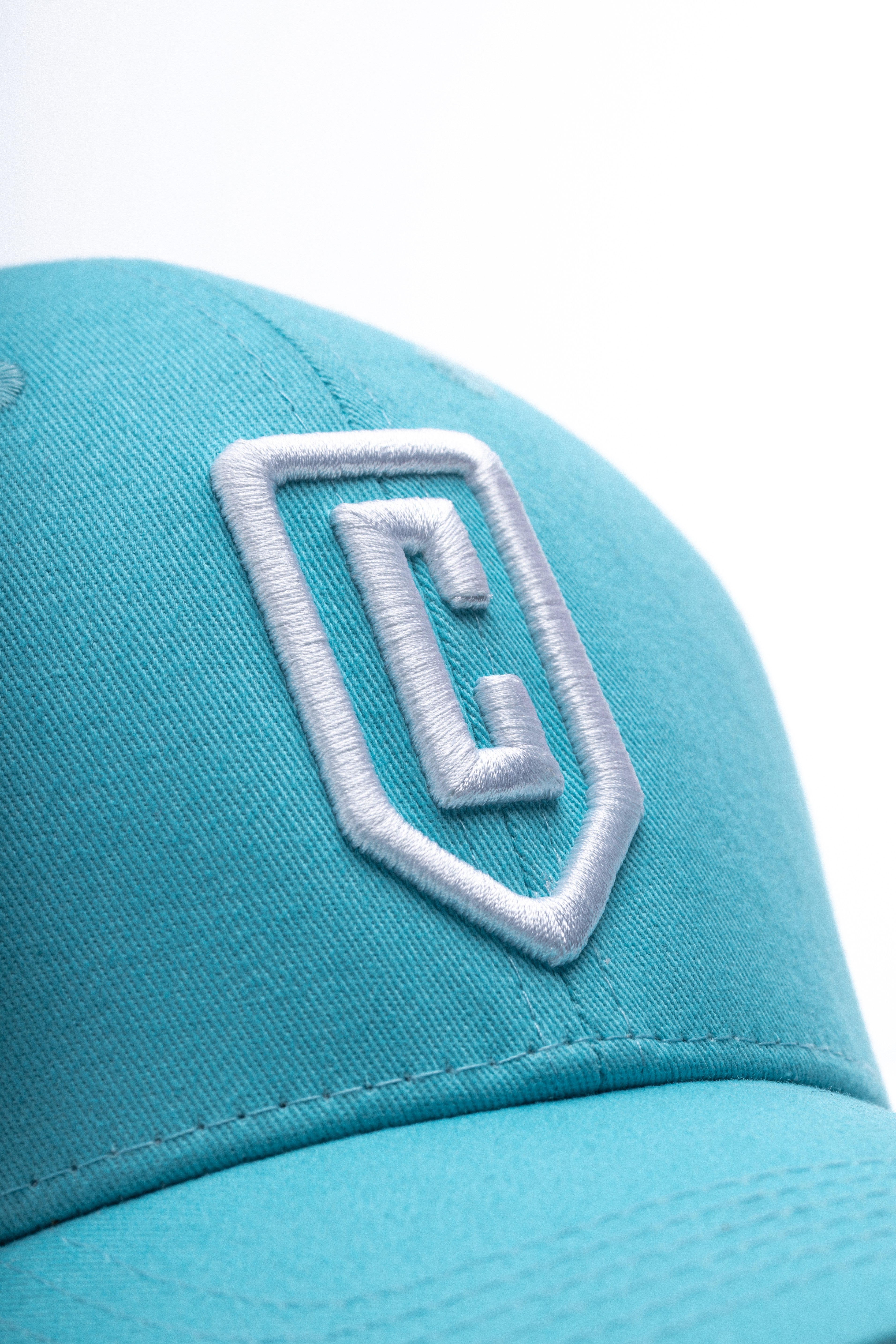 Cased In Time Cyan Blue Baseball Cap