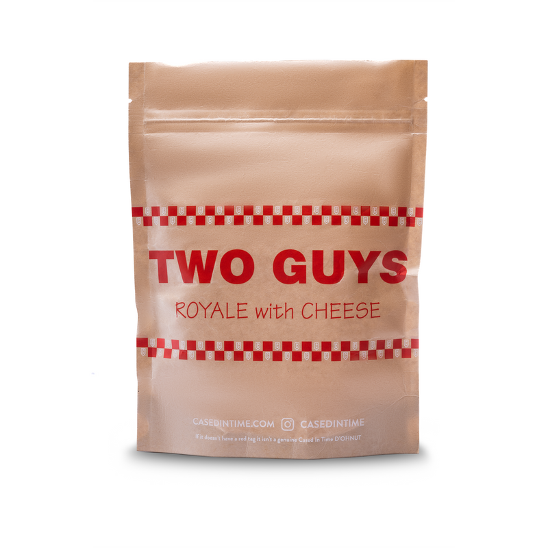 Secure Single Watch Travel Case - Royale with Cheese