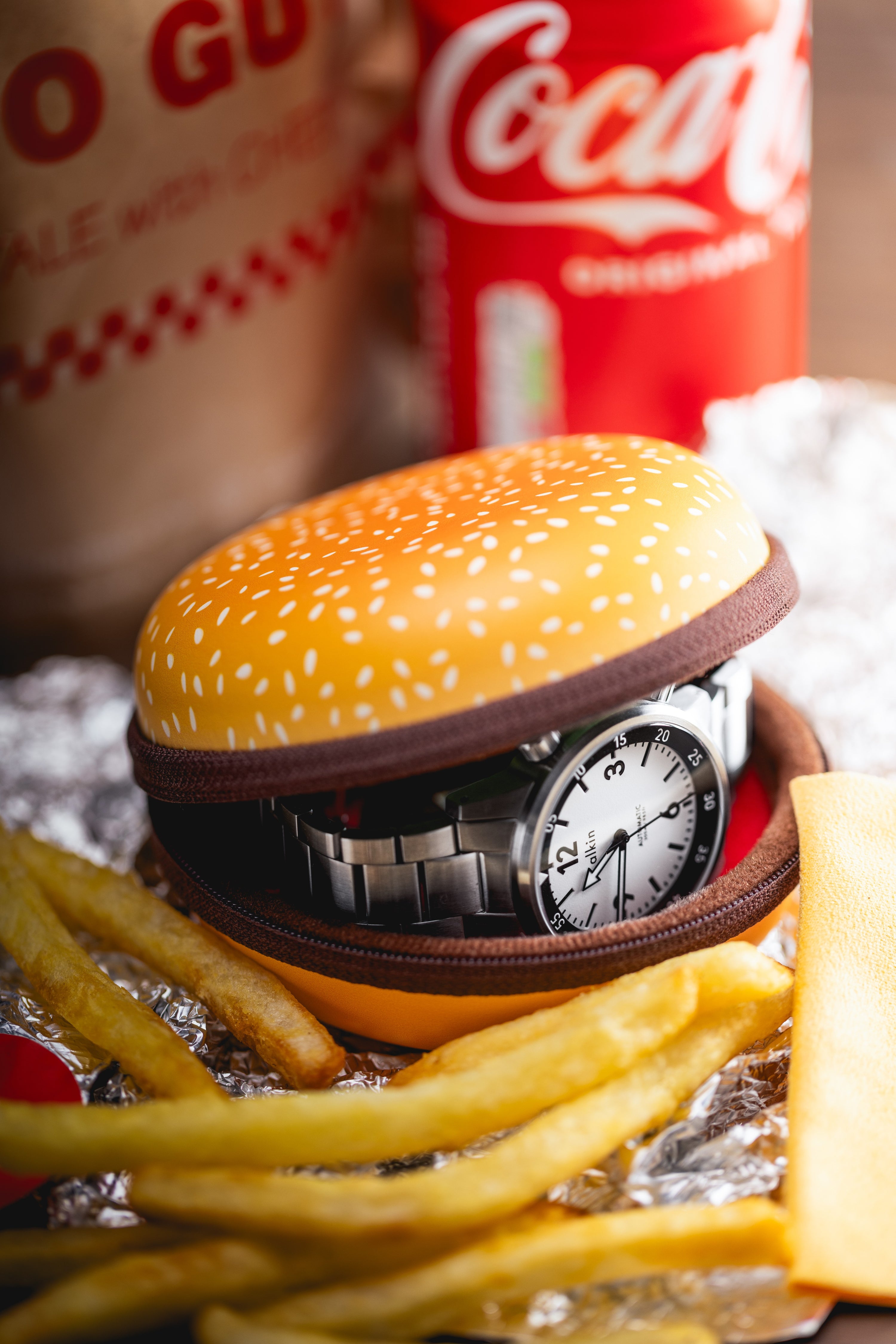 Cased In Time Burger Watch Case Royale With Cheese