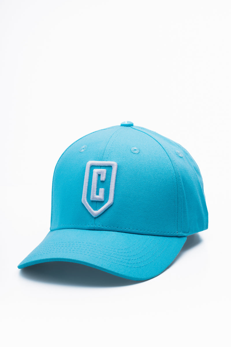 Cased In Time Cyan Blue Baseball Cap
