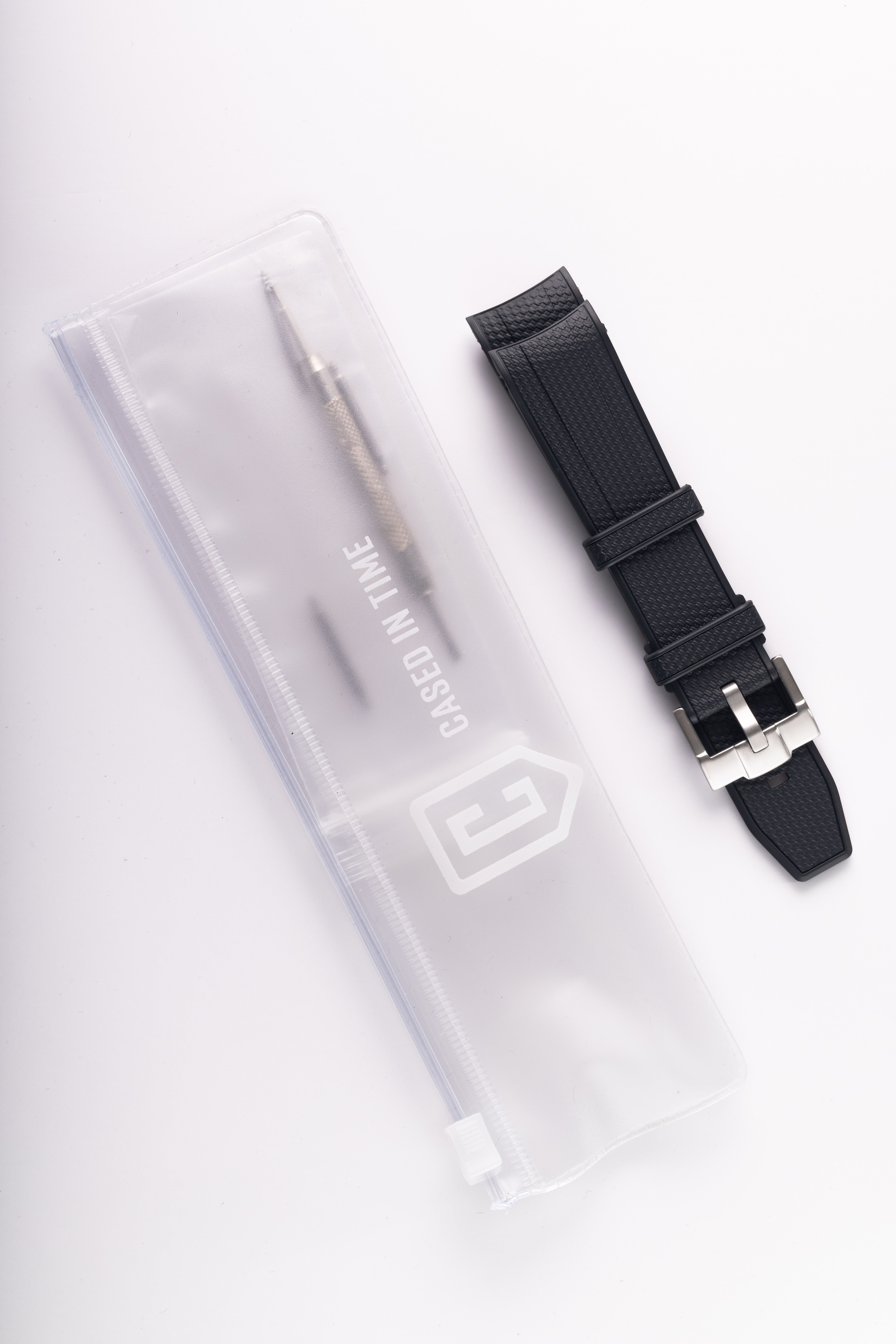 Omega Swatch Black Rubber Strap