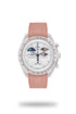 Omega Swatch Rubber Pink Watch Strap 