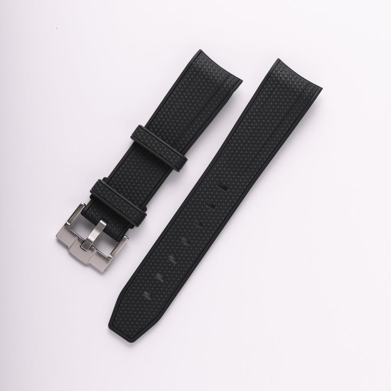 Omega X swatch Black Rubber Watch Strap
