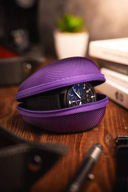 Secure Single Watch Travel Case - Purple Haze