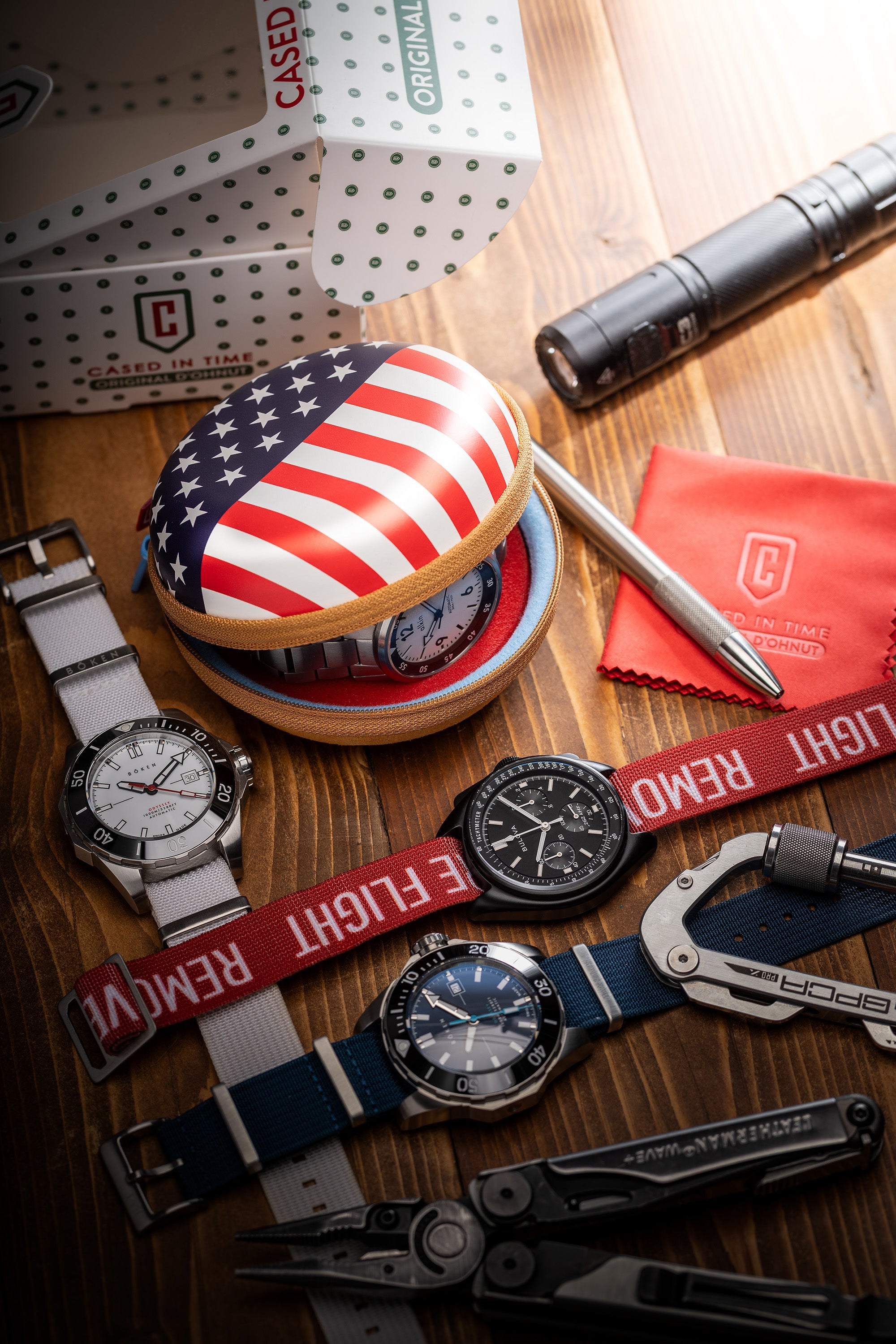 The Stars &amp; Stripes D’ohnut® Watch Case