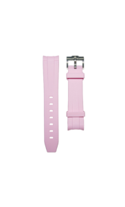 Cased In Time 20mm Pink Rubber Watch Strap